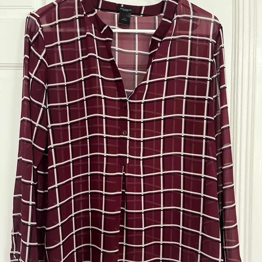 Maroon Blouse